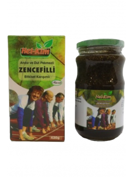 Hel-Kim Andız Ve Dut Pekmezli Zencefilli Bitkisel Karışımlı Macun 420 Gr